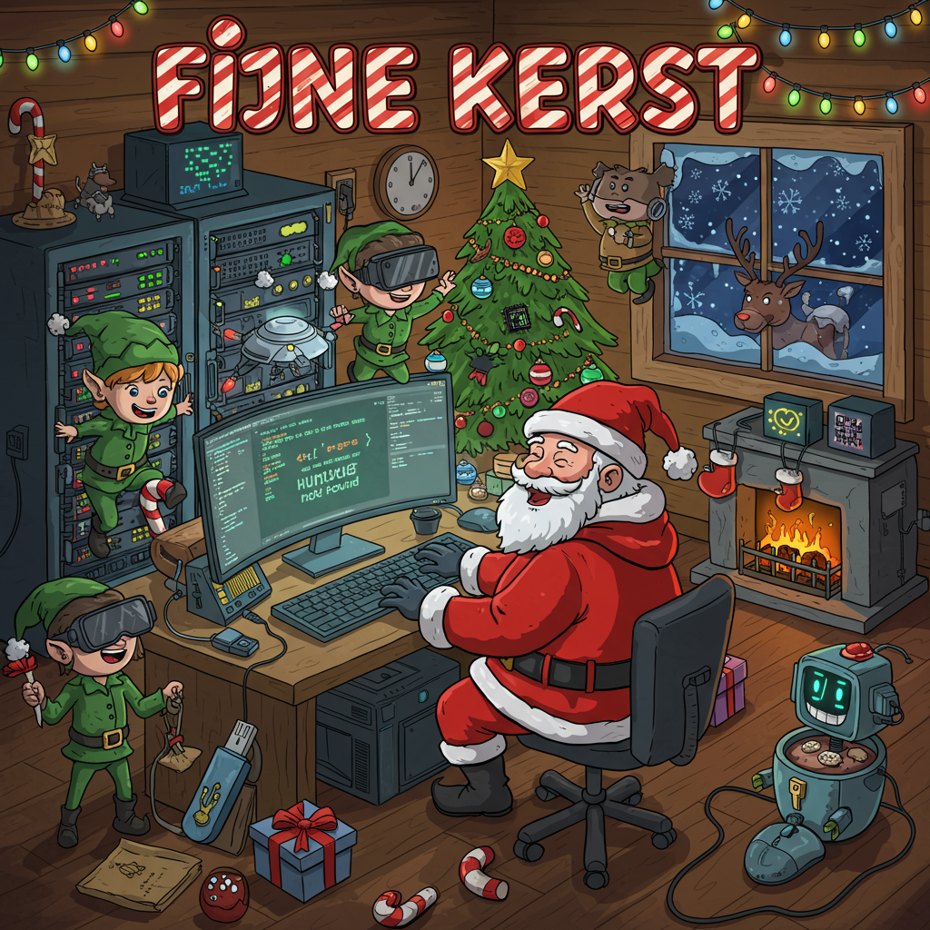 Technology & Informatics Christmas Cards - Silly Robot Cards