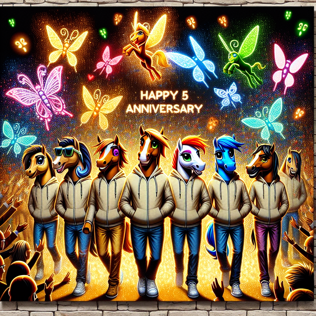 2) Anniversary AI Generated Card - Insects, My little pony, Tattoos ...
