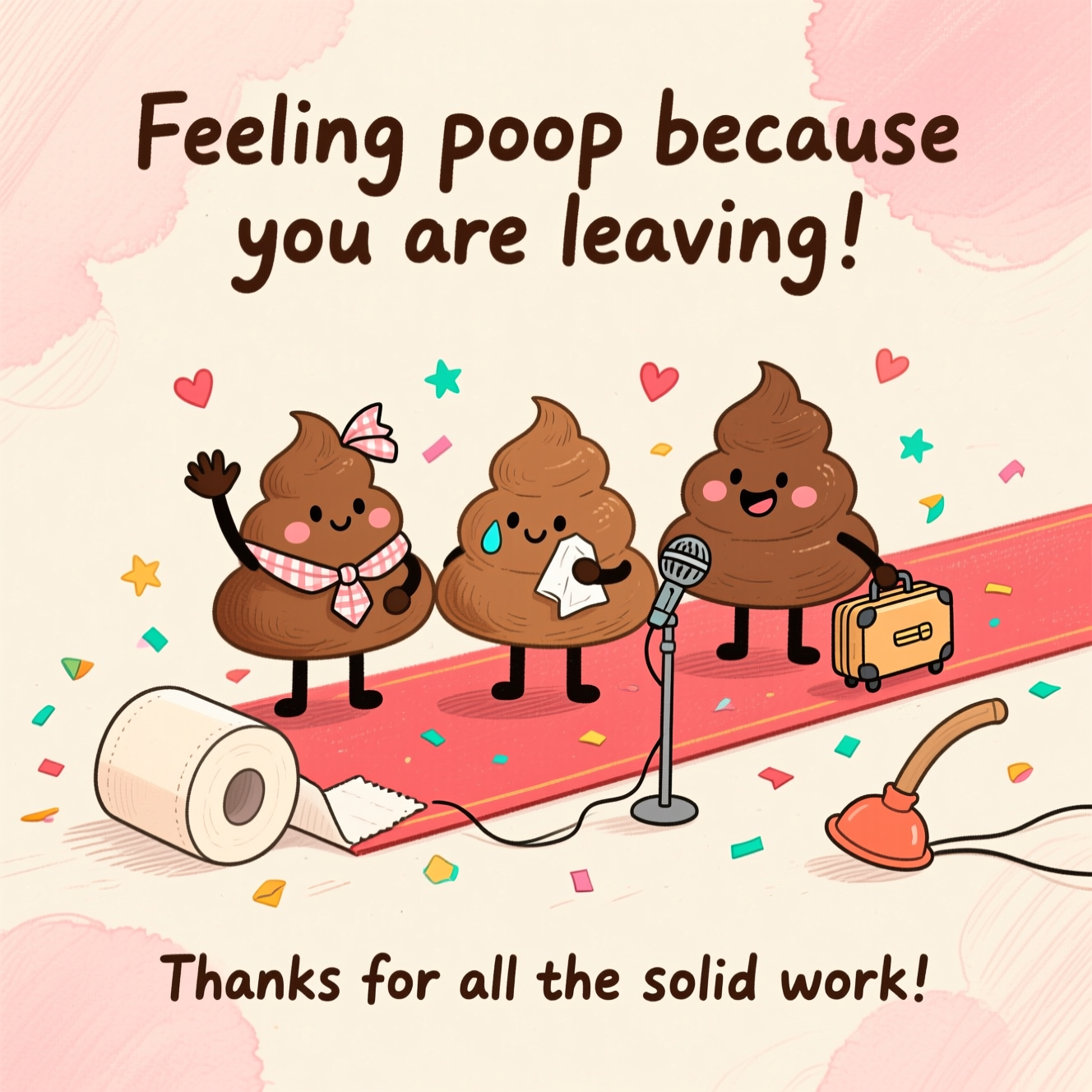 Unique Poop Farewell Cards - Send a Fun Goodbye with Humor! | Silly ...