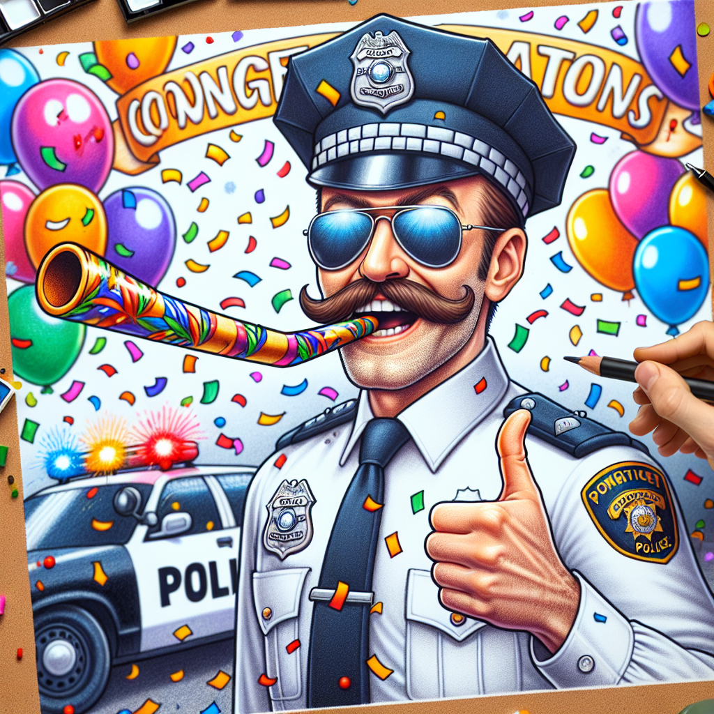 Comedic Congratulations Cards - Silly Robot Cards