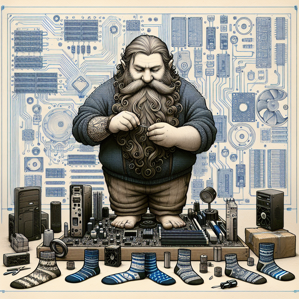 Dwarf Mythology Fathers Day Cards - Silly Robot Cards