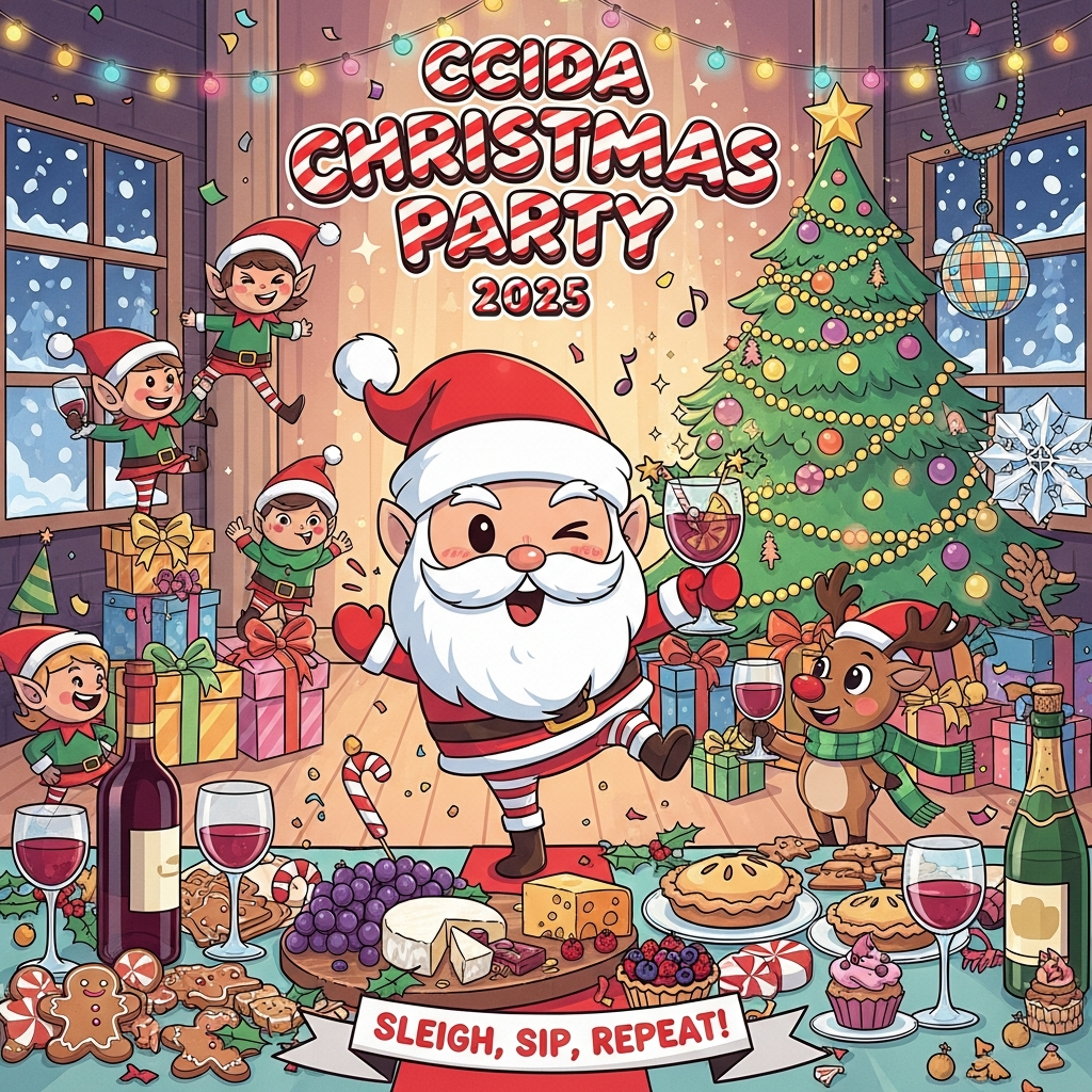 Cute Santa Christmas Cards - Silly Robot Cards