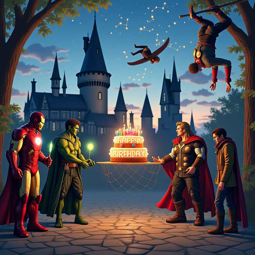 1) Birthday AI Generated Card - Marvel Rivals Characters dressed like ...