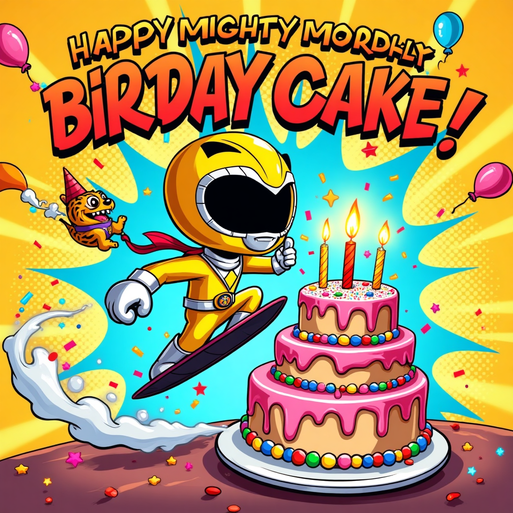 Epic Power Rangers Birthday Cards - Celebrate with Heroic Themes ...