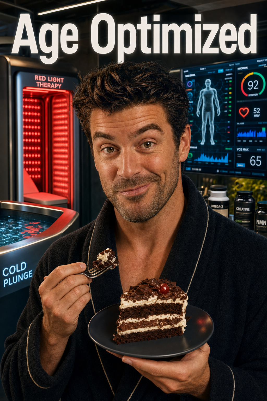 Biohacker Birthday Lab Face Swap Card card preview