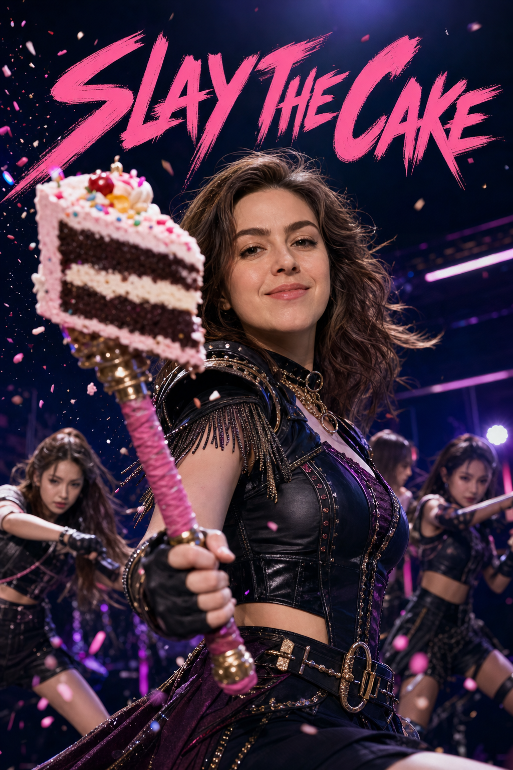 K-Pop Demon Hunter Birthday Stage Face Swap Card card preview