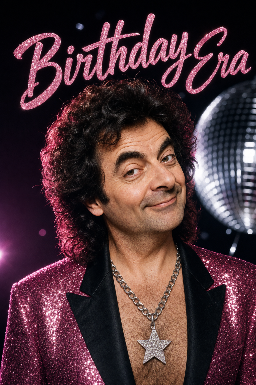 Pop Star Album Cover Birthday Face Swap Card card preview