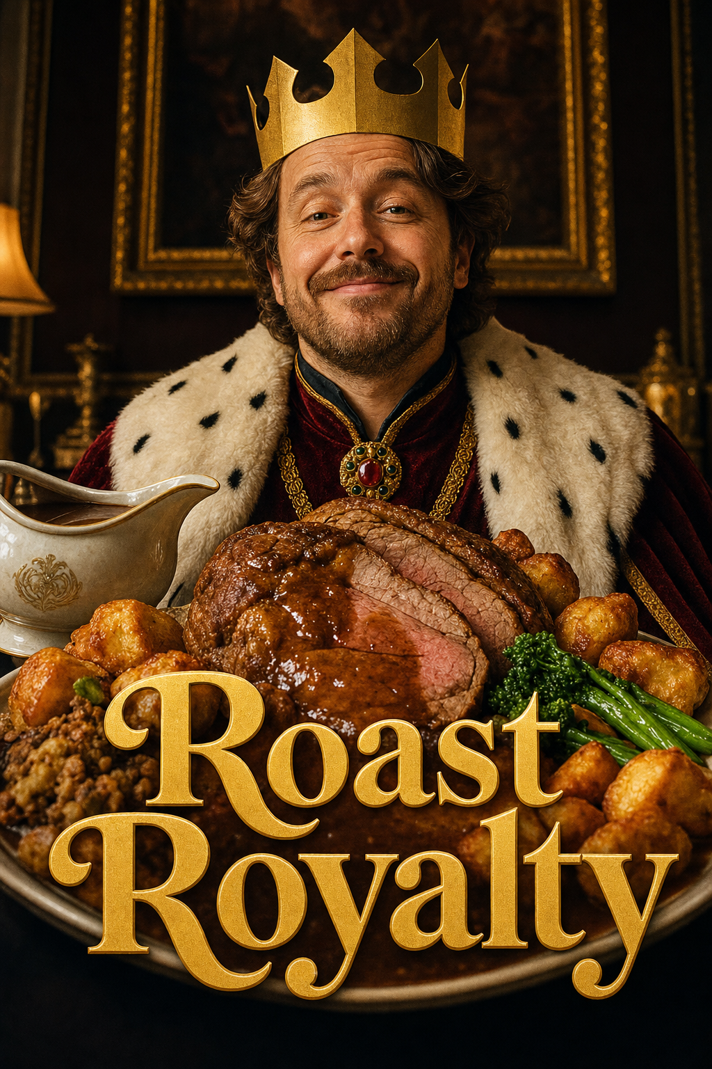 Sunday Roast Royalty Face Swap Card card preview
