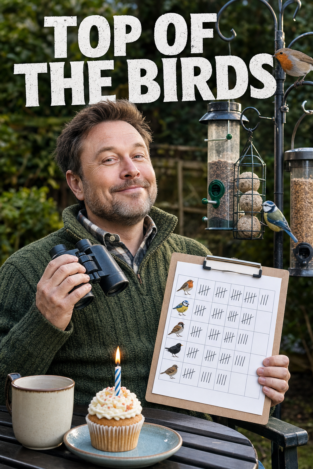Big Garden Birdwatch Leaderboard Birthday Face Swap Card card preview
