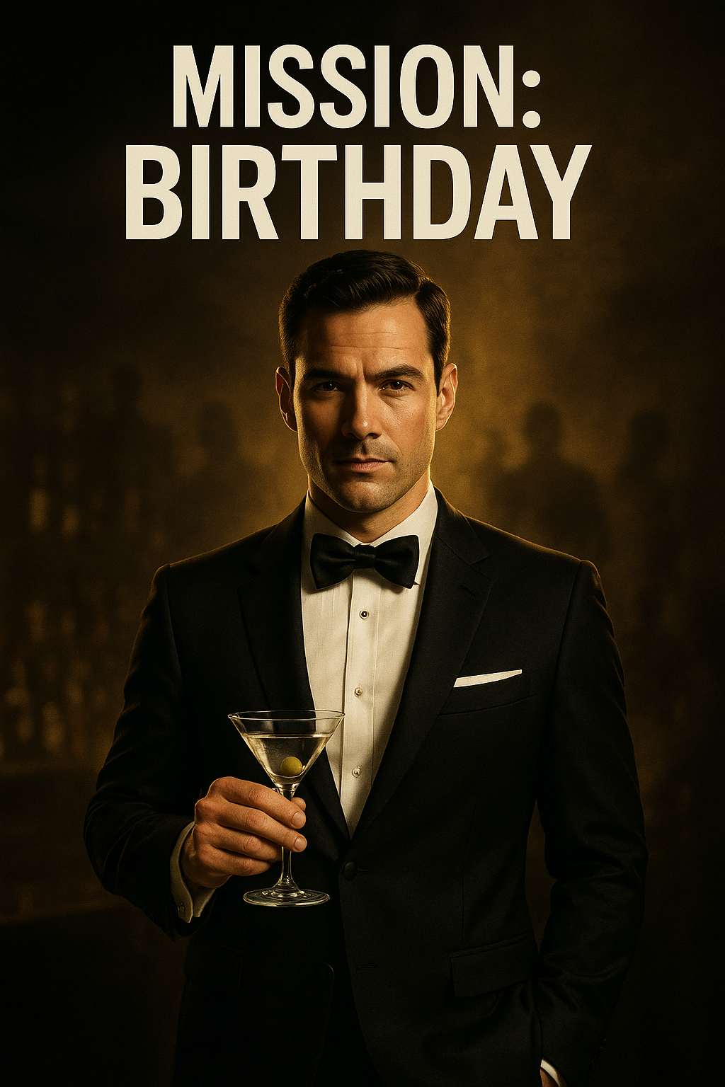 James Bond Mission Celebrate Birthday Face-Swap Card card preview