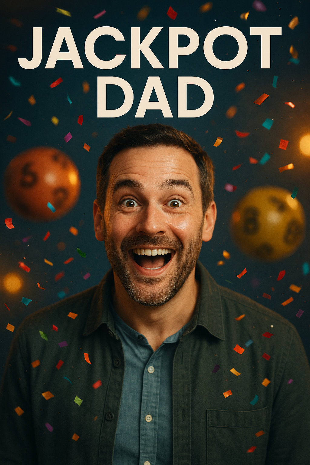 National Lottery Jackpot Dad Father’s Day Face Swap Card card preview
