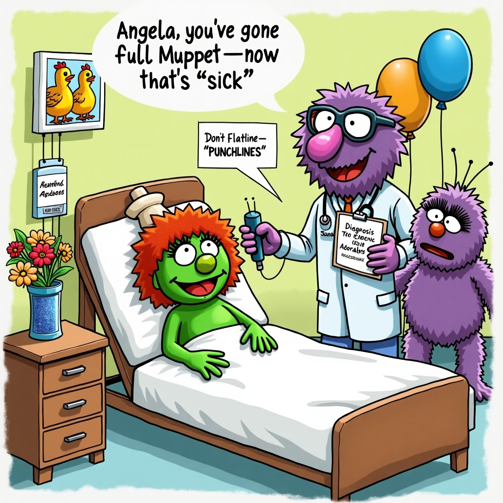 Muppet Aesthetic Sympathy Cards - Silly Robot Cards