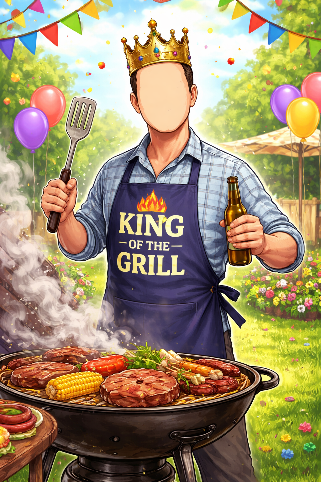 BBQ Pit Boss Dad card preview