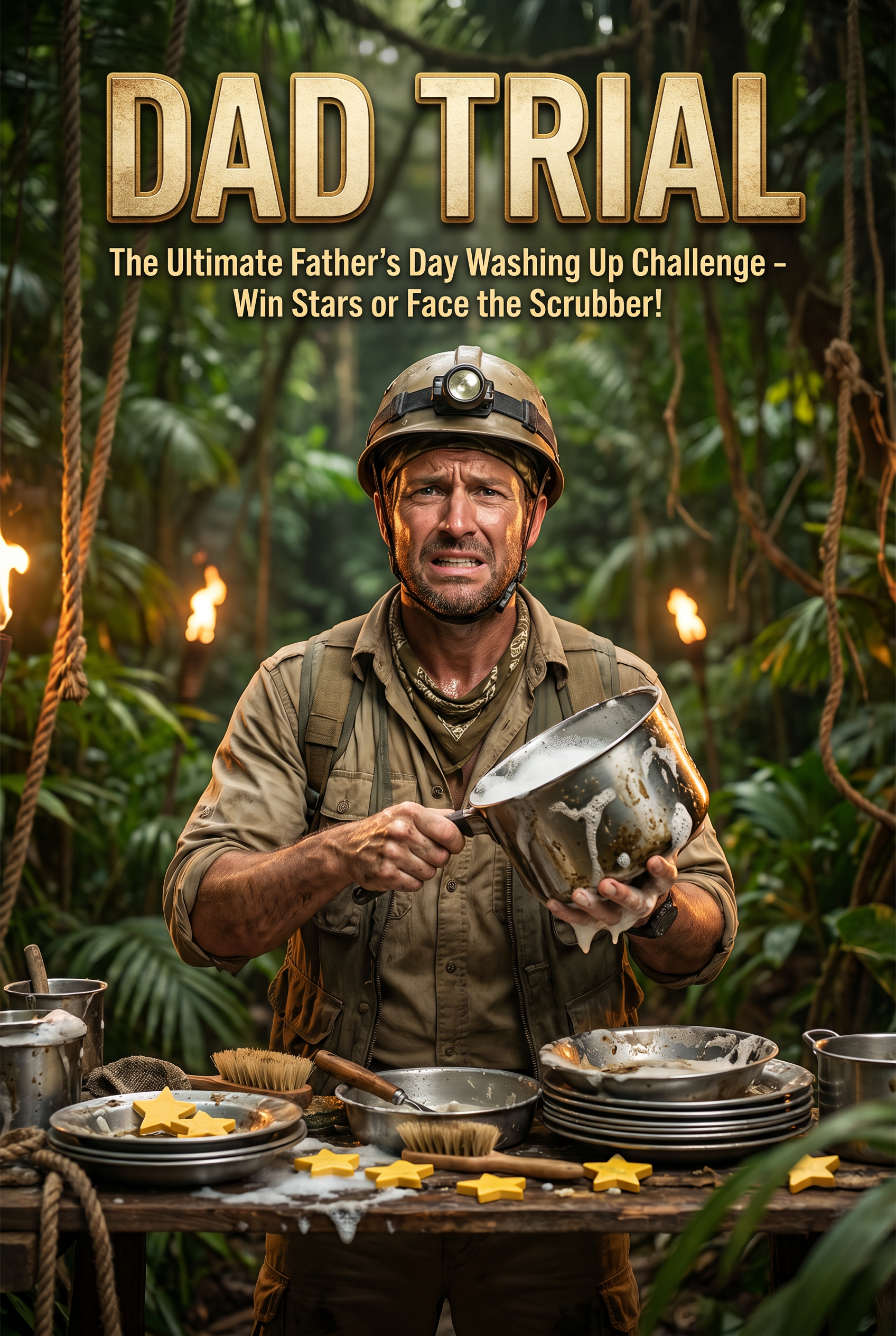 Dad Jungle Trial Father's Day card preview