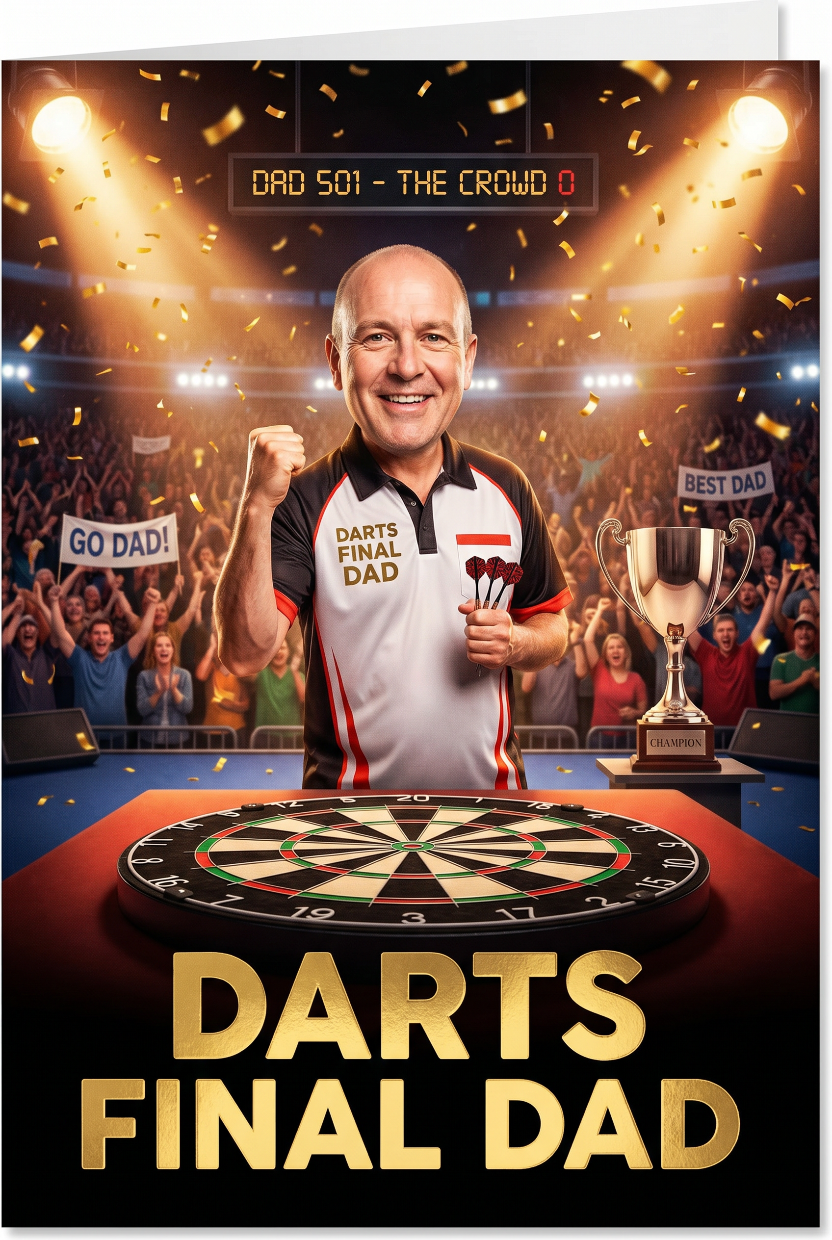 Darts Final Dad Father's Day card preview