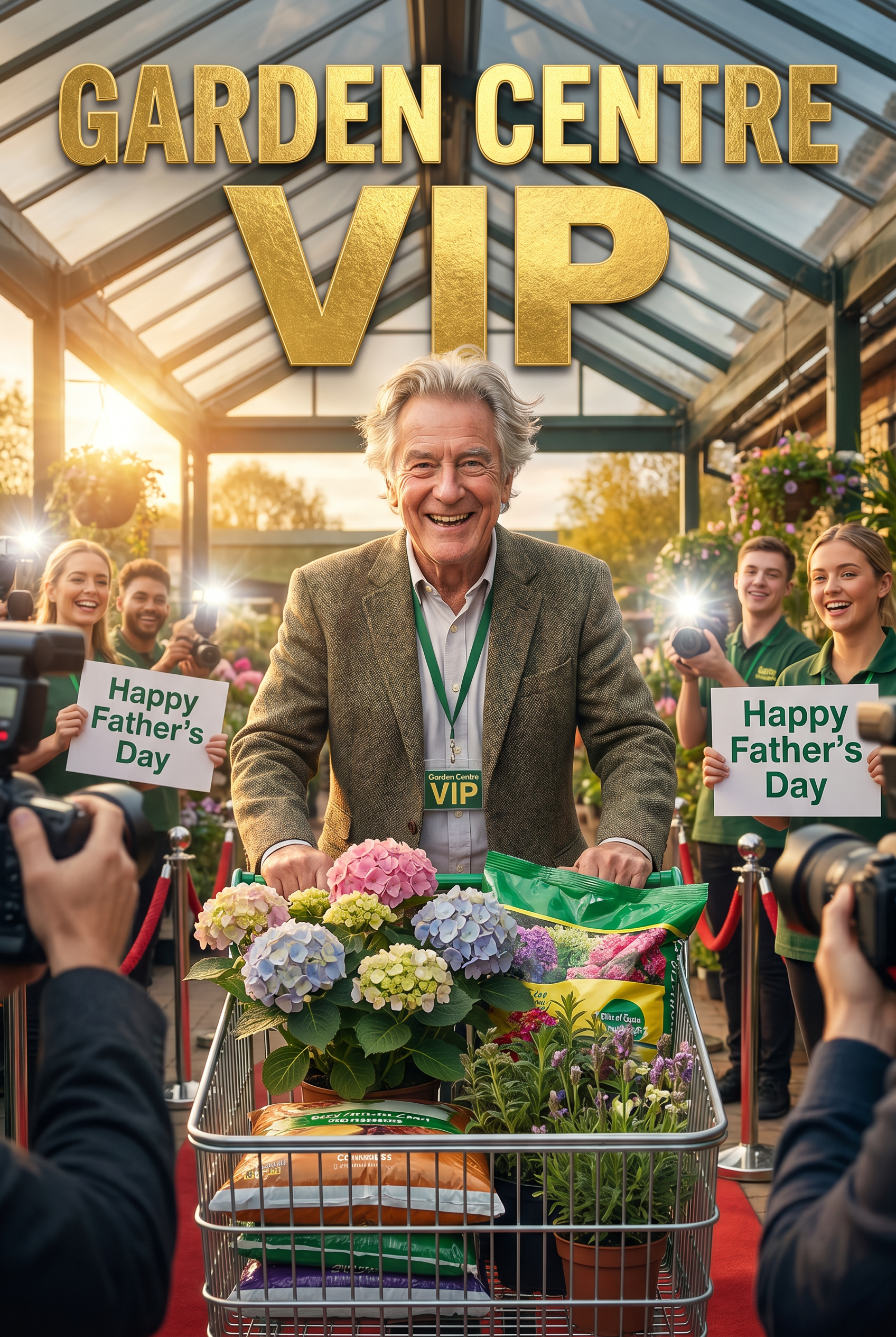 Garden Centre VIP Father's Day card preview