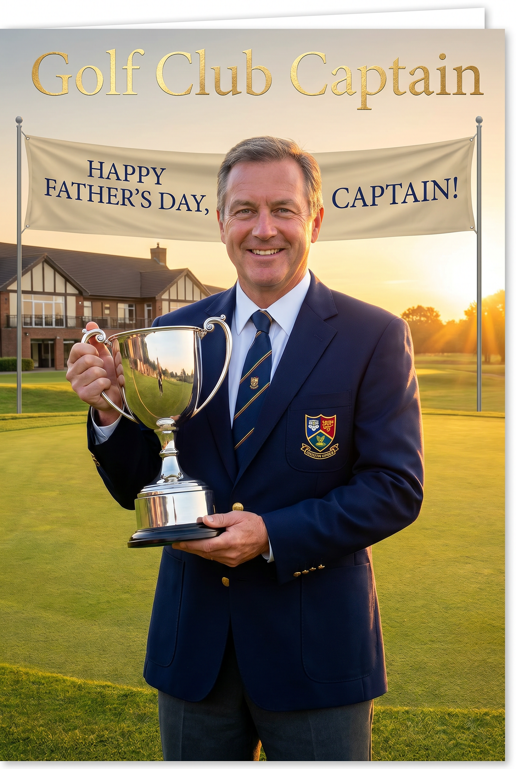 Golf Club Captain Father's Day card preview