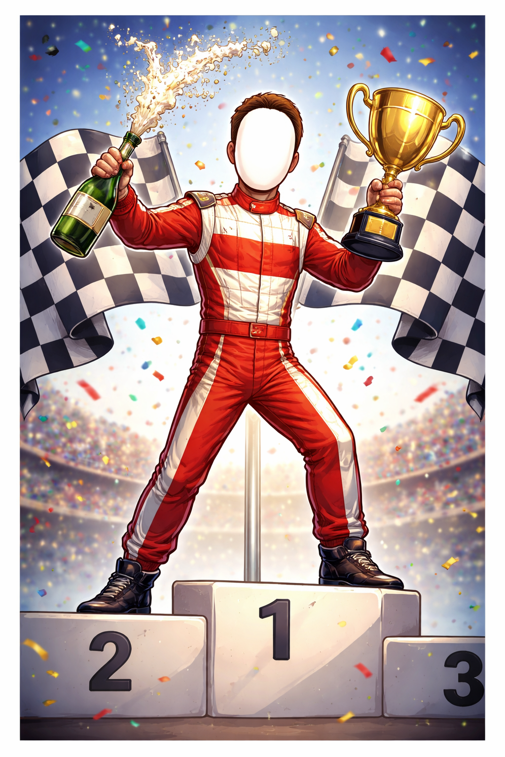 Husband Racing Podium card preview