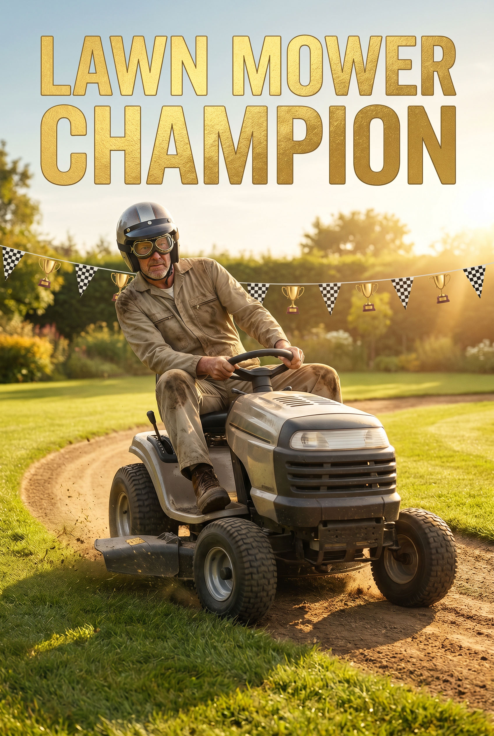 Lawn Mower Champion Father's Day card preview
