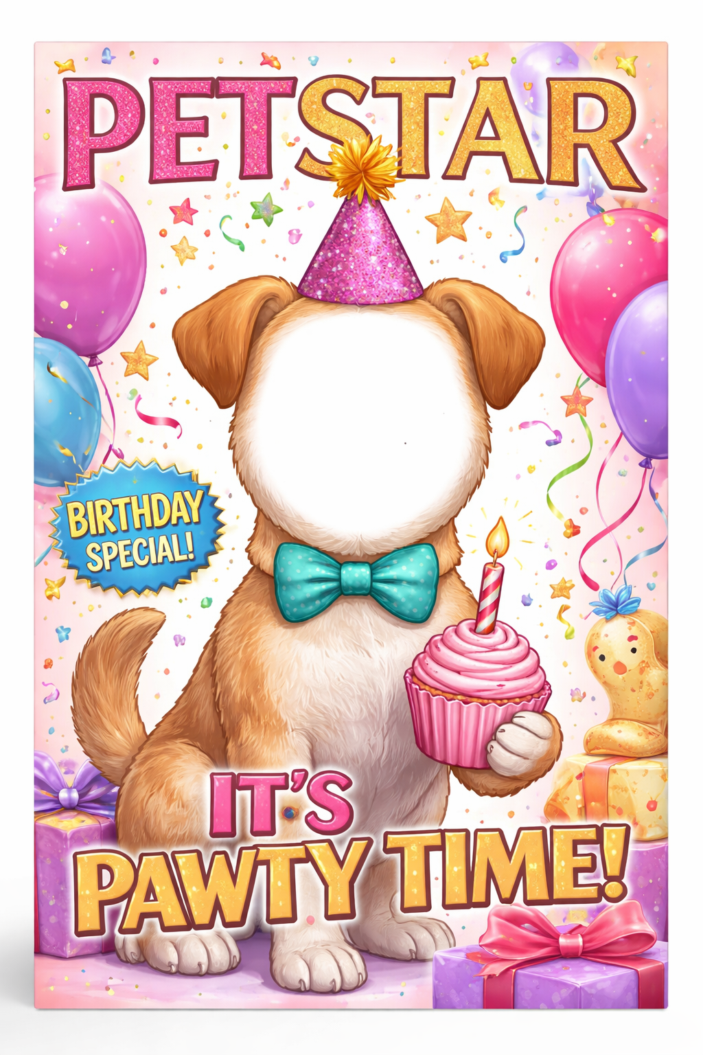 Pet Magazine Cover card preview