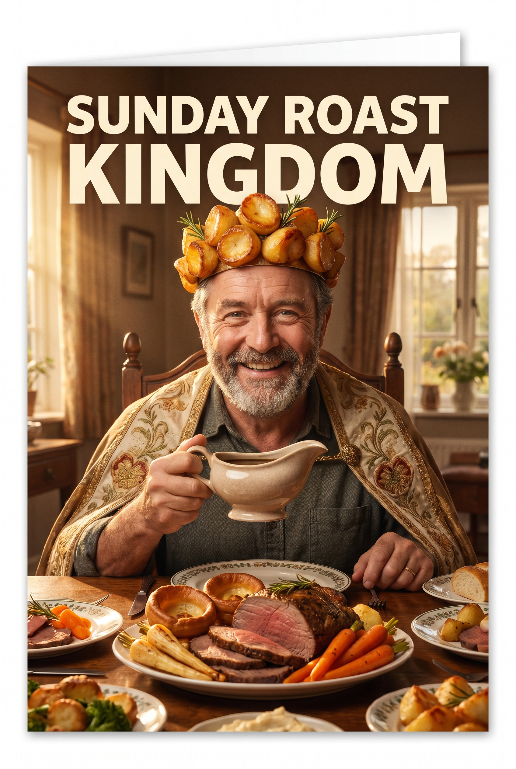 Sunday Roast Kingdom Father's Day card preview