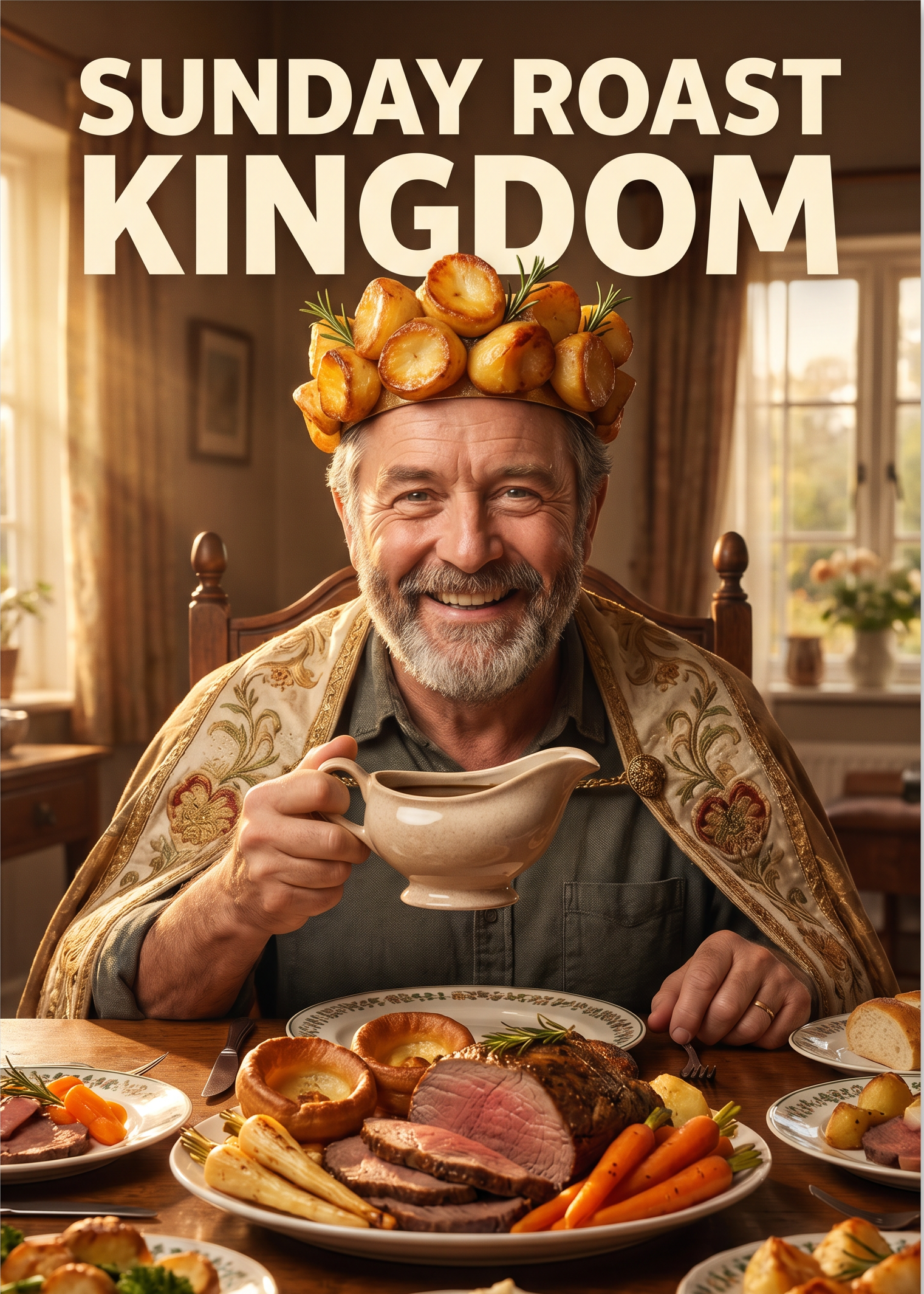 Sunday Roast Kingdom Father's Day card preview