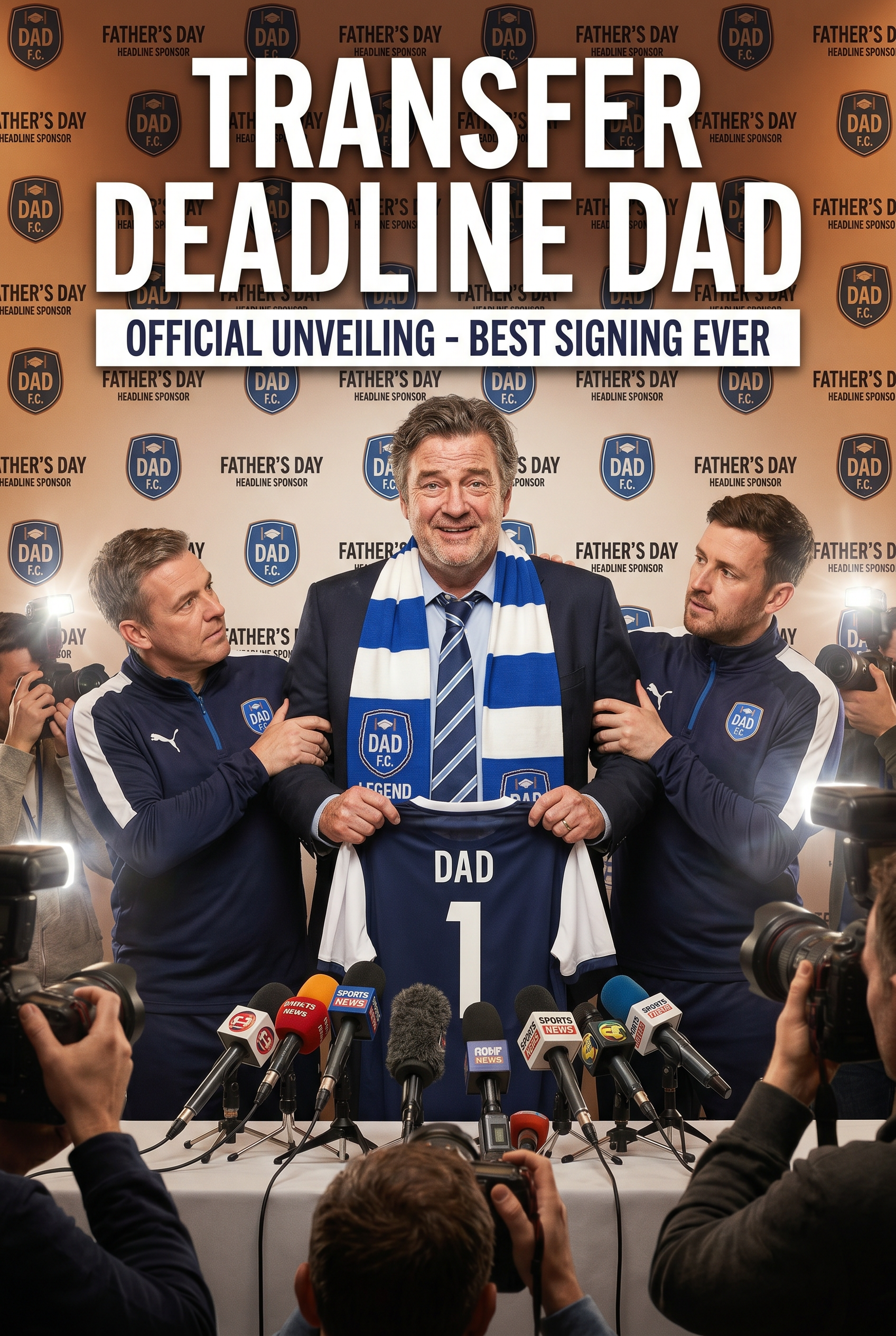 Transfer Deadline Dad Father's Day card preview