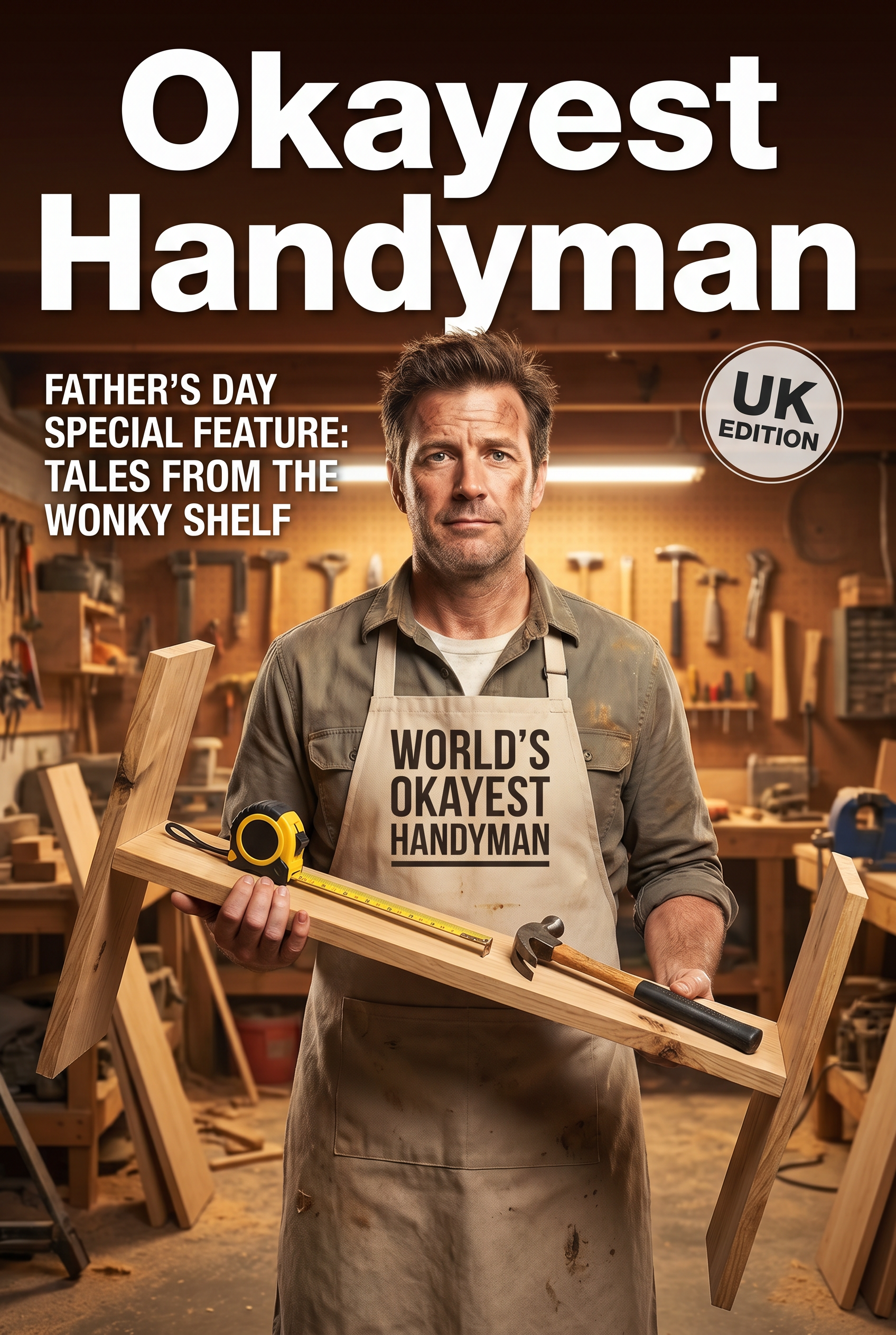 World's Okayest Handyman Father's Day card preview